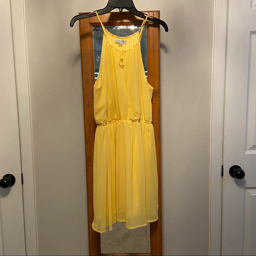 Yellow Forever 21 dress